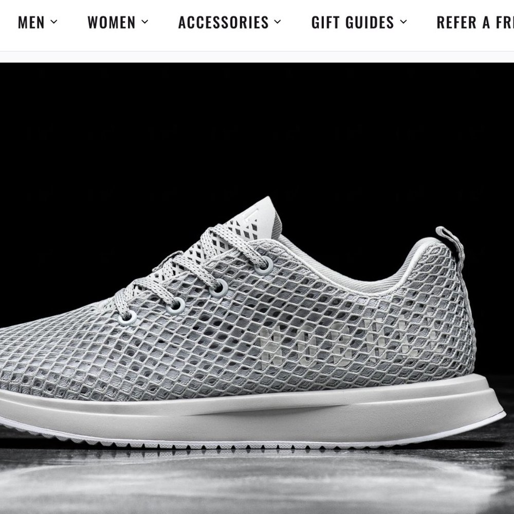 NOBULL ARCTIC GREY MESH RUNNER (WOMEN'S)
